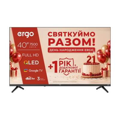 Телевізор ERGO 40JFQ7500 Зображення
