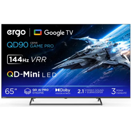 Телевізор Ergo 65MQD90 Game PRO Зображення