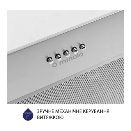 Кухонна витяжка Minola HBI 5627 GR 1000 LED Зображення