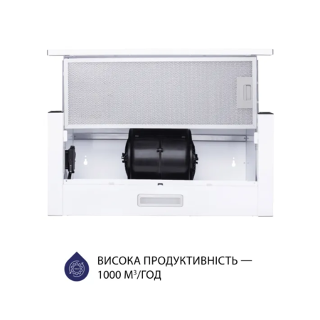 Кухонна витяжка Minola HTL 6614 WH 1000 LED Зображення