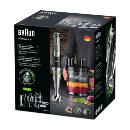 Блендер BRAUN MultiQuick 9 MQ9195XLI (HB901AI) Зображення