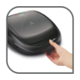 Бутербродниця Tefal Snack Time SW341B16 Зображення