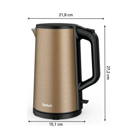 Електрочайник Tefal double layer ss ki583c10 (E-KI583C10) Зображення