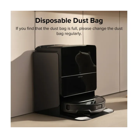 Мішки RoboRock Disposable Dust bag 8.02.0238 (Q7 TF+, Q10 VF+, QR 798, 5AE, 5V1, 5A1, Edge, 10R, 10, Z70, Curv 2 Flow, Curv 2 Pro) Зображення
