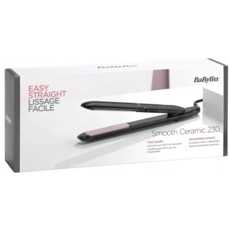 Випрямляч для волосся BaByliss ST241E 2 температурних режими, LED індикатор 41Вт Чорний Зображення