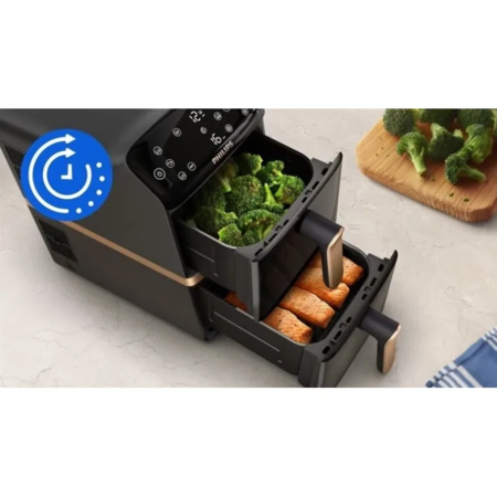 Мультипіч Philips Ovi Stacked Dual Basket NA462/70 Зображення
