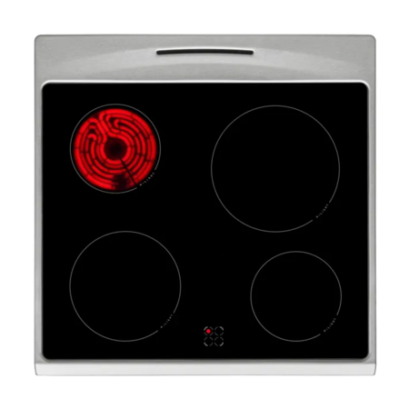 Плита Hansa FCCX682009 електрична склокерамічна, 62л, 60x60см, дисплей, конвекція, нерж (ERFCCX682009) Зображення