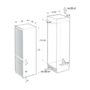 Вбудований холодильник GORENJE NRKI418EP1 (HZFI26282FD) Зображення