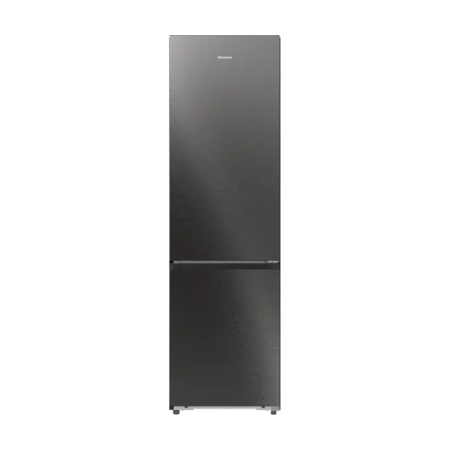 Холодильник Hisense RB5P410SBFC з нижнім морозильником 203 cm Ciemny Нержавійка Зображення