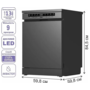 Посудомийна машина Prime Technics PDW 60913 DX Зображення