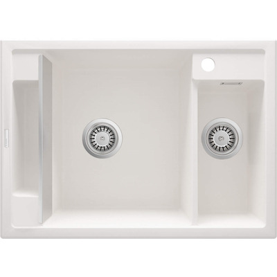 Мийка кухонна Deante Magnetic, граніт, прямокутник, без крила, 690х500х219мм, чаша - 1.5, накладна, Зображення