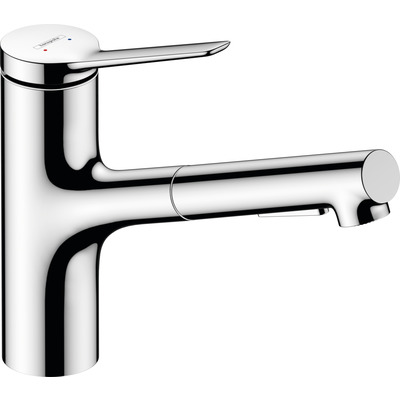 Змішувач для кухні Hansgrohe Zesis M33, довж.виливу - 219мм, витяжний, 1важіль, KM150, хром Зображення