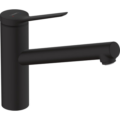 Змішувач для кухні Hansgrohe Zesis M33, довж.виливу - 220мм, поворотний, 1важіль, KM150, матовий чор Зображення
