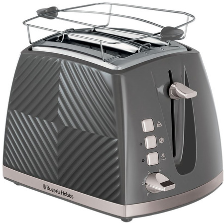 Тостер Russell Hobbs Groove Grey 26392-56 Изображение