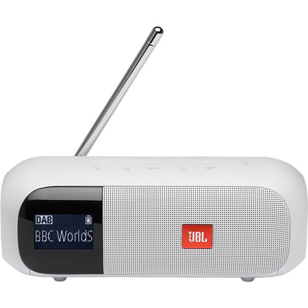 Портативний радіоприймач JBL Tuner 2 White (JBLTUNER2WHT) Изображение