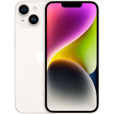 Смартфон Apple iPhone 14 256GB Starlight (MPW43) Изображение