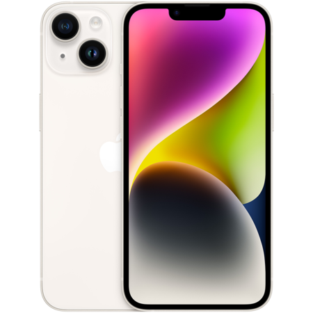 Смартфон Apple iPhone 14 256GB Starlight (MPW43) Изображение