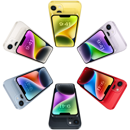 Смартфон Apple iPhone 14 256GB Starlight (MPW43) Изображение