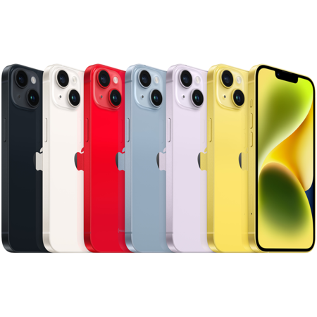 Смартфон Apple iPhone 14 256GB Starlight (MPW43) Изображение