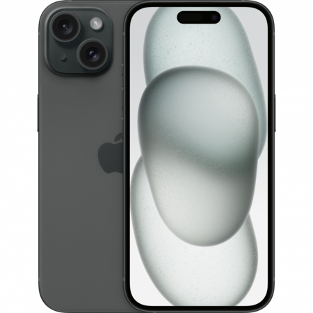 Смартфон Apple iPhone 15 128GB Black (MTP03) Изображение