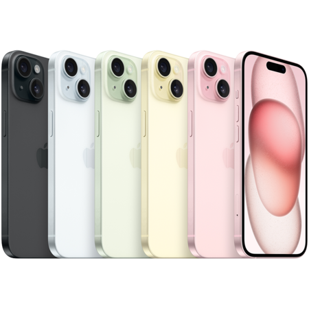 Смартфон Apple iPhone 15 128GB Blue (MTP43) Изображение