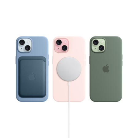Смартфон Apple iPhone 15 128GB Blue (MTP43) Изображение