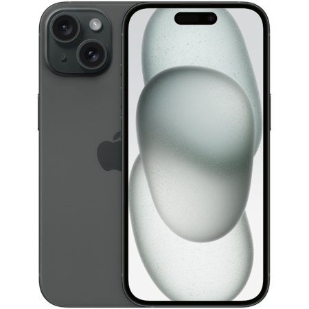 Смартфон Apple iPhone 15 256GB Black (MTP63) Изображение