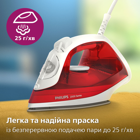 Праска з парою Philips 2000 Series DST2010/40 Зображення