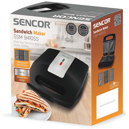 Бутербродниця Sencor SSM 9410SS Изображение