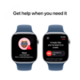Смарт-годинник Apple Watch Series 10 GPS 46mm Silver Alu. Case w. Denim Sport Band - M/L (MWWM3) Изображение
