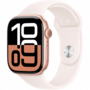 Смарт-годинник Apple Watch Series 10 GPS 42mm Rose Gold Alu. Case w. Light Blush Sport Band - S/M (M Изображение