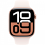 Смарт-годинник Apple Watch Series 10 GPS 42mm Rose Gold Alu. Case w. Light Blush Sport Band - S/M (M Изображение