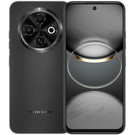 Смартфон Tecno Spark 30C KL5n 4/128GB Orbit Black (4894947051746) Изображение