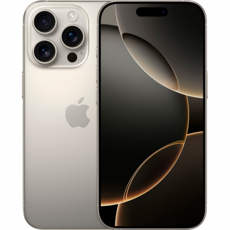 Смартфон Apple iPhone 16 Pro 256GB Natural Titanium (MYNL3) Изображение