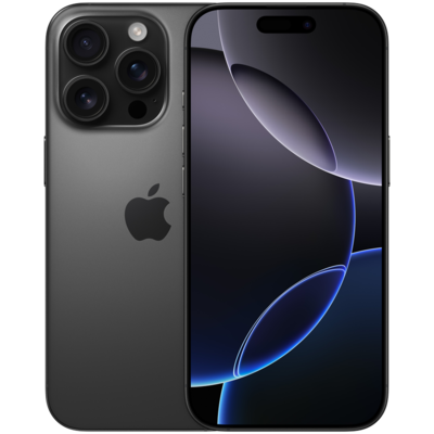 Смартфон Apple iPhone 16 Pro 256GB Black Titanium (MYNH3) Зображення