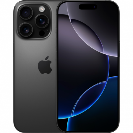 Смартфон Apple iPhone 16 Pro 256GB Black Titanium (MYNH3) Изображение