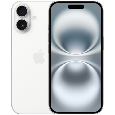 Смартфон Apple iPhone 16 128GB White (MYE93) Изображение