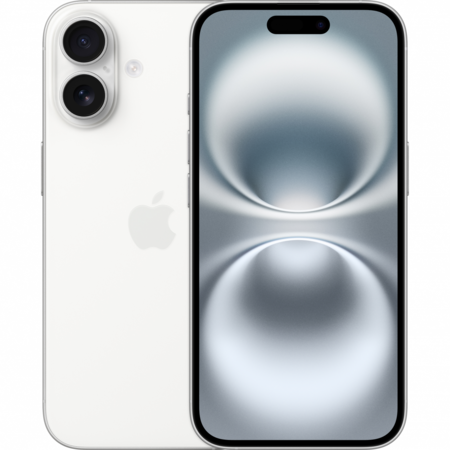 Смартфон Apple iPhone 16 128GB White (MYE93) Изображение