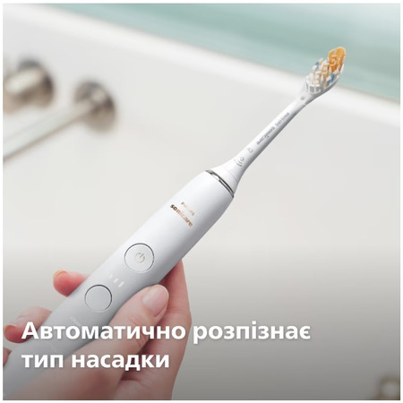 Електрична зубна щітка Philips Sonicare DiamondClean 9000 White HX9911/19 Изображение