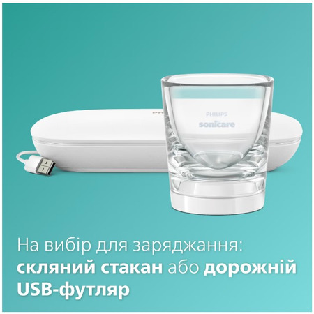 Електрична зубна щітка Philips Sonicare DiamondClean 9000 White HX9911/19 Изображение