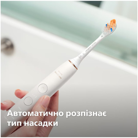 Набір із 2-х електричних зубних щіток Philips Sonicare DiamondClean 9000 Pink&Black HX9914/69 Изображение
