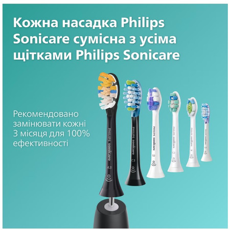 Набір із 2-х електричних зубних щіток Philips Sonicare DiamondClean 9000 Pink&Black HX9914/69 Изображение