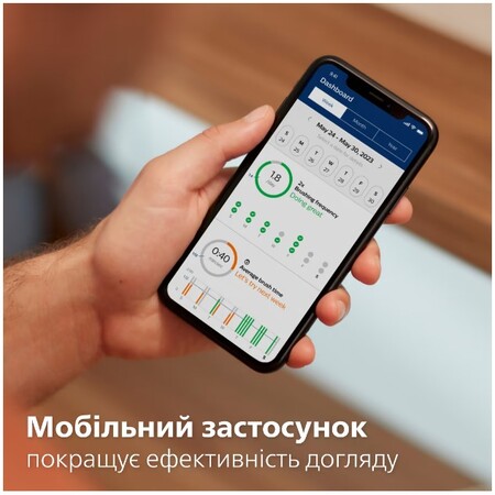 Набір із 2-х електричних зубних щіток Philips Sonicare DiamondClean 9000 Pink&Black HX9914/69 Изображение