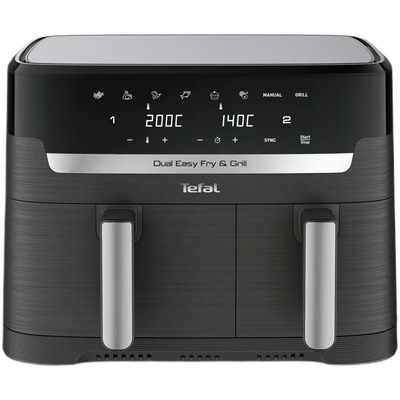 Мультипіч (аерофритюрниця) Tefal Dual Easy Fry&Grill Air Fryer EY905B10 Зображення