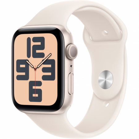 Смарт-годинник Apple Watch SE2 GPS 40mm Starlight Aluminium Case w.Starlight Sport Band-S/M (MXEF3) Изображение