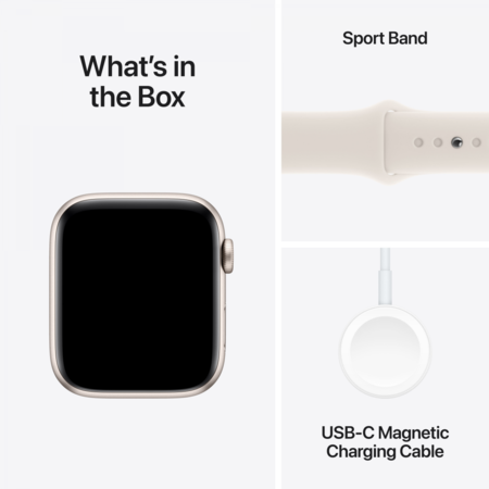 Смарт-годинник Apple Watch SE2 GPS 40mm Starlight Aluminium Case w.Starlight Sport Band-S/M (MXEF3) Изображение