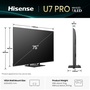 Телевізор Hisense 75U7Q PRO Изображение