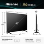 Телевізор Hisense 43A6Q Изображение