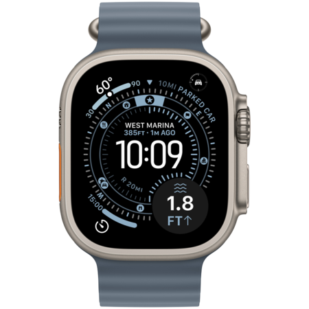Смарт-годинник Apple Watch Ultra 3 GPS + Cellular 49mm Natural Tit. Case w. Anchor Blue Ocean Band Изображение