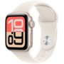 Смарт-годинник Apple Watch SE 3 GPS 40mm Starlight Alu. Case w. Starlight S. Band - S/M (MEH34) Изображение